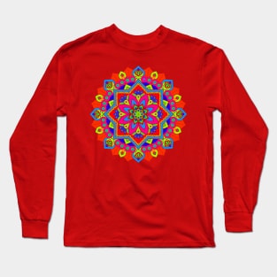 Colorful Mandala Long Sleeve T-Shirt